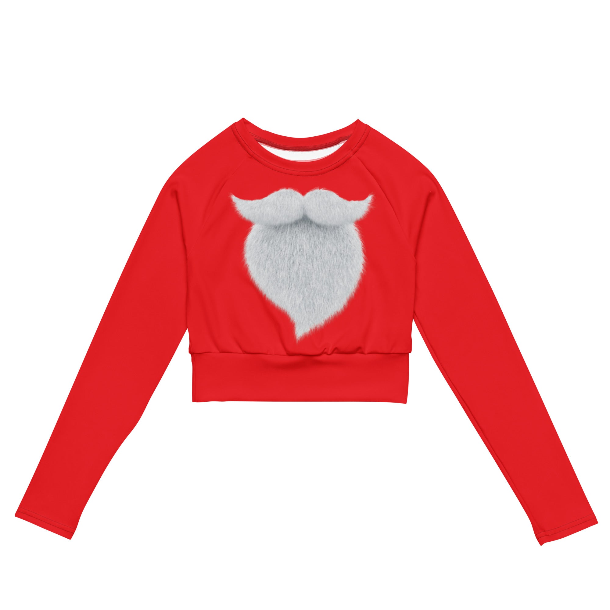 Not a Christmas Pajamas Cropped Top. Christmas Colors Streetwear or Activewear. WickedYo.